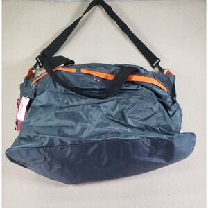 Main Terminal Travel Bag Mens Large Gray Crossbody Shoulder Duffle Bag NWT